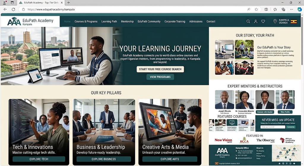EduPath Academy education website